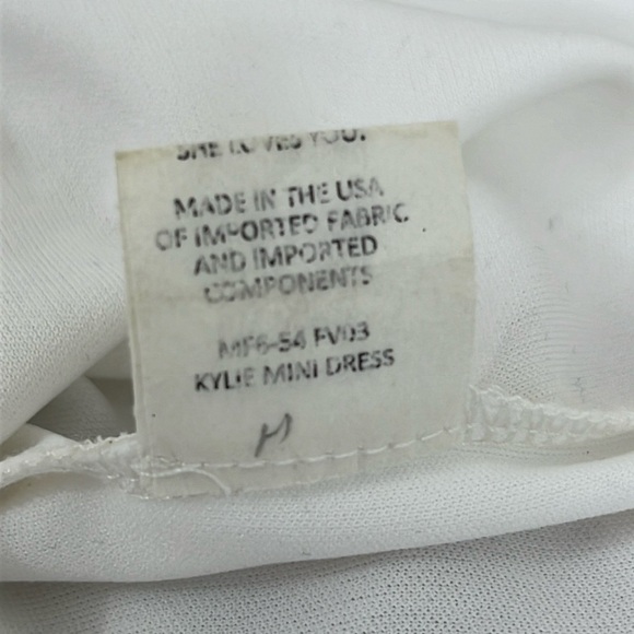 Show Me Your MuMu Kylie Mini Dress - Small - Floral Lined Flowy Sheer - Picture 13 of 14